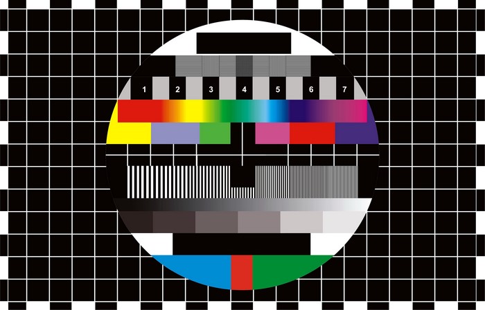 Test Card 4K Vector Graphics