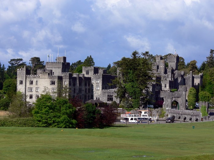 Ashford Castle Ireland with golf course