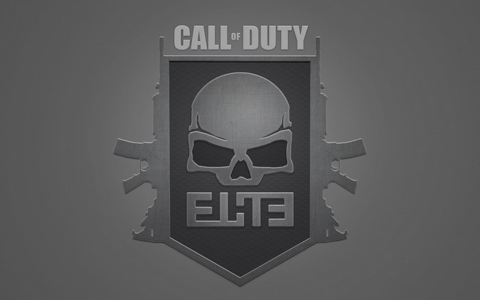 Call of Duty Elite Emblem with Skull and Guns