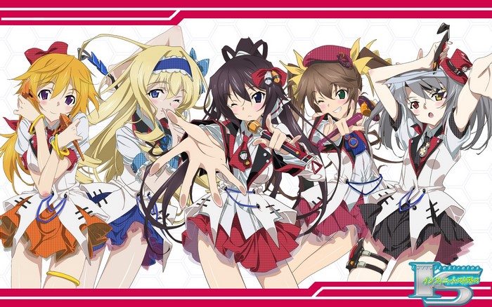 Five girls from IS: Infinite Stratos