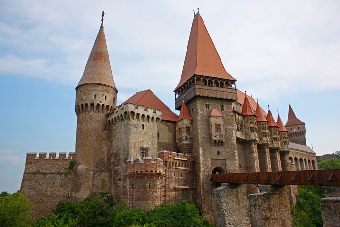 Hunyad Castle in Transylvania, Romania