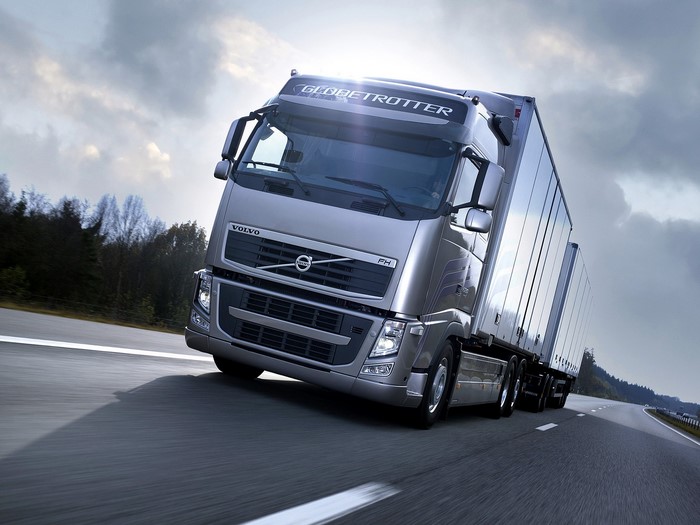 Volvo FH Globetrotter Truck on Highway
