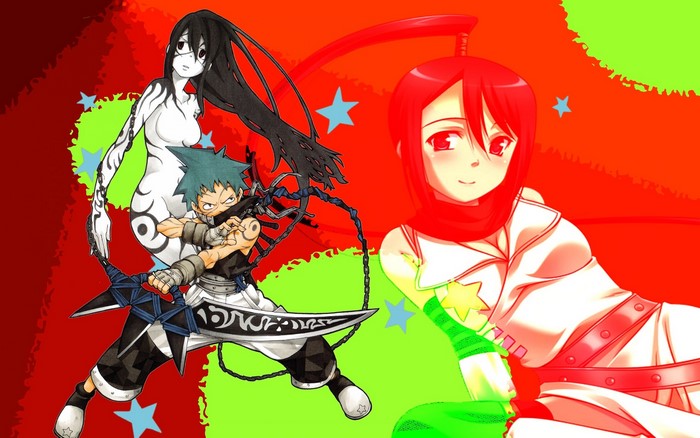 Soul Eater characters with weapons