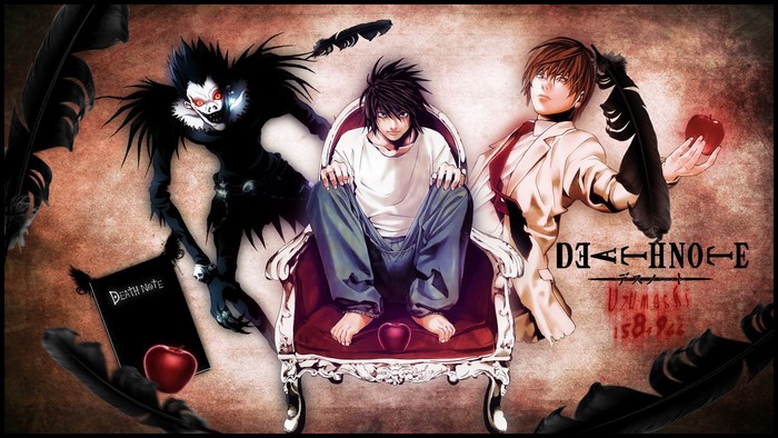 Death Note: Ryuk, L, and Light Yagami