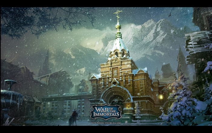 War of the Immortals winter scene
