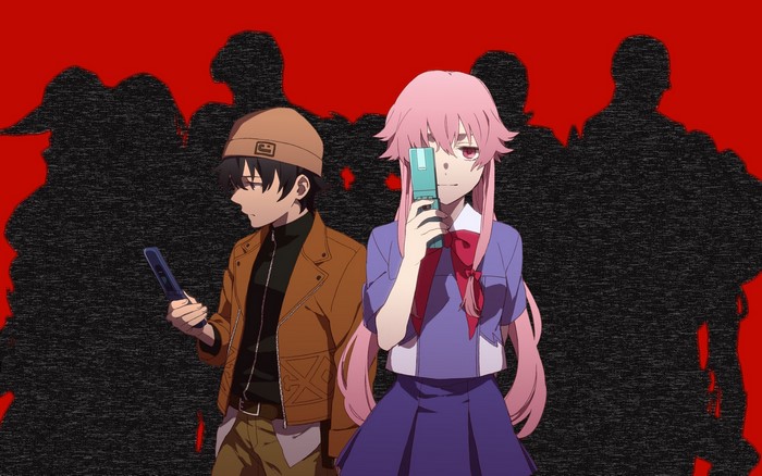 Yukiteru Amano and Yuno Gasai from Future Diary