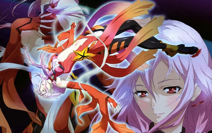 Inori Yuzuriha and Hare from Guilty Crown