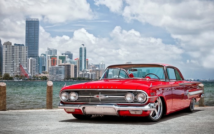 Red 1960 Chevrolet Impala in Miami