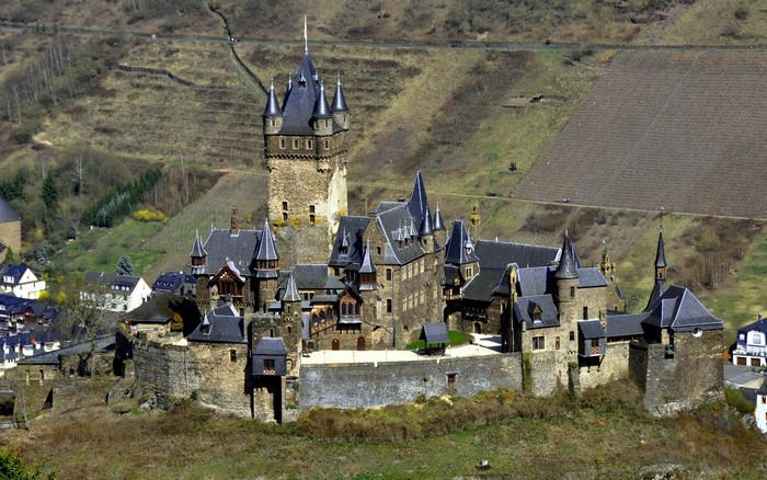 Reichsburg Cochem castle in Germany