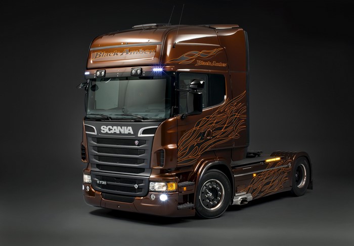 Scania R730 "Black Amber" truck