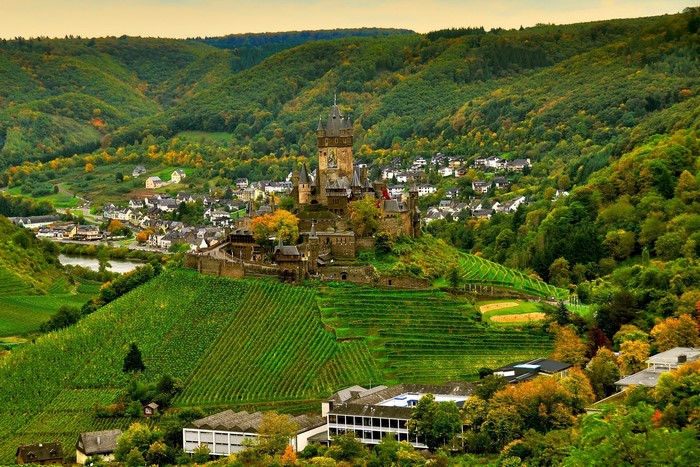 Reichsburg Cochem Castle in Germany