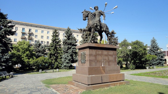 Monument to Alexander Nevsky in Volgograd