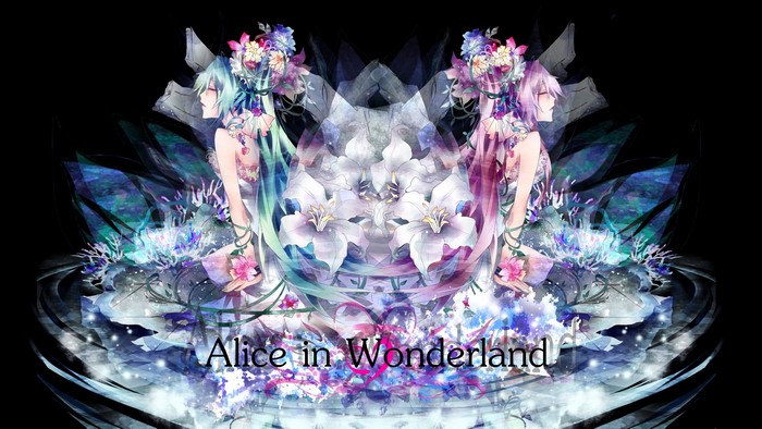 Alice in Wonderland Anime Art