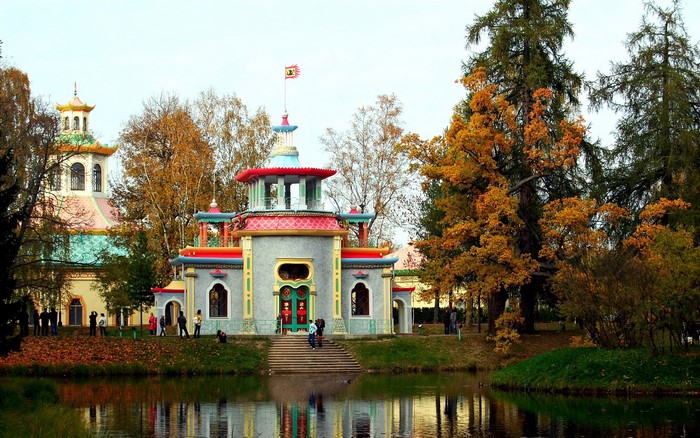 Chinese Village in Catherine Park, Pushkin, St. Petersburg