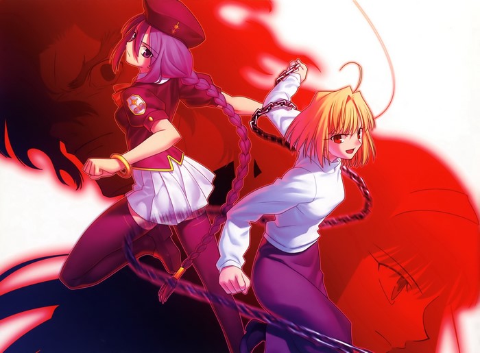 Arcueid Brunestud and Ciel from Shingetsutan Tsukihime