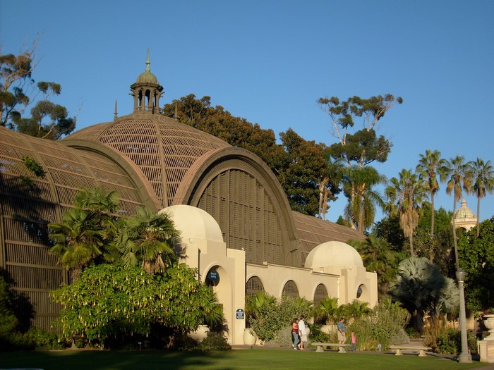 Botanical Building and Lily Pond in Balboa Park, San Diego
