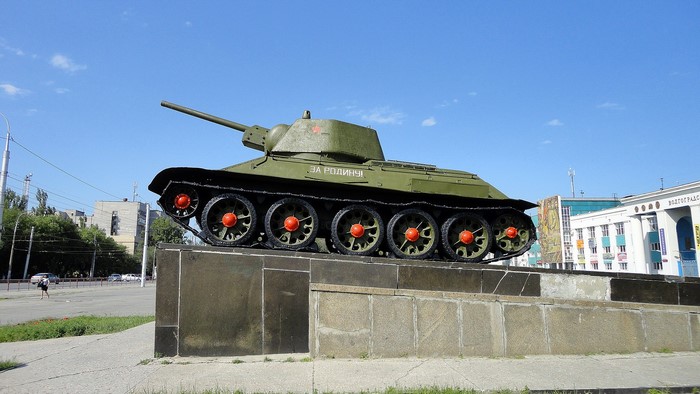 T-34 Tank Monument in Volgograd