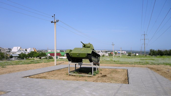 T-70 Tank Monument in Volgograd