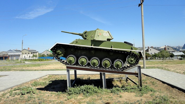 T-70 tank monument in Volgograd