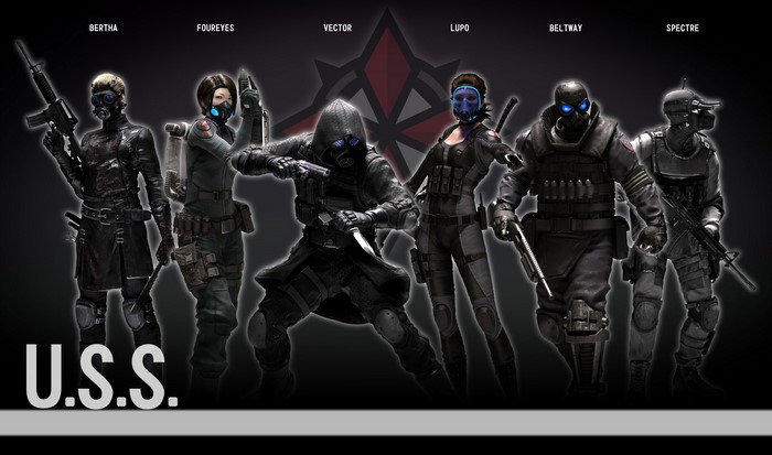 U.S.S. characters from Resident Evil