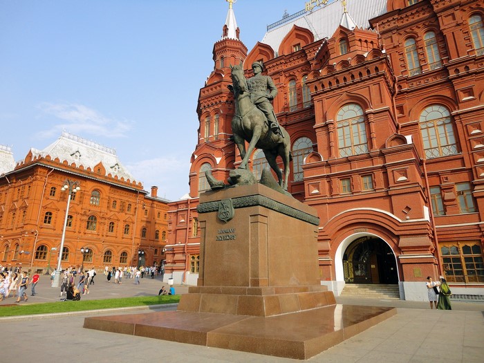 Monument to Mikhail Skobelev in Moscow