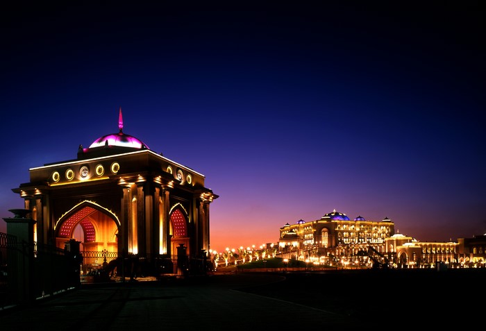 Emirates Palace Abu Dhabi at Night