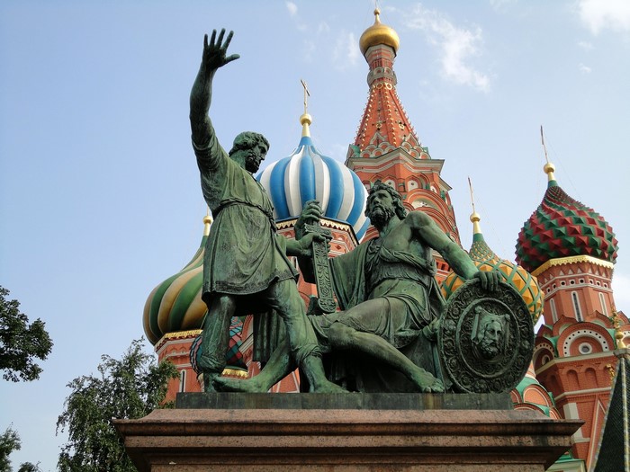 Monument to Minin and Pozharsky, Saint Basil's Cathedral