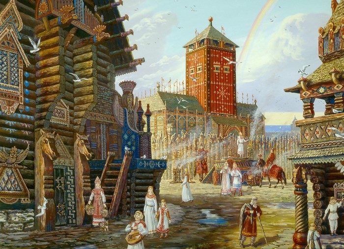 Pictorial art by Vsevolod Ivanov
