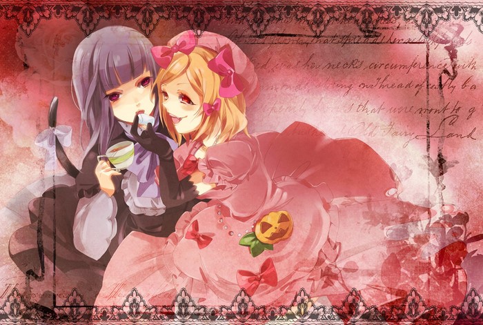 Battler Ushiromiya and Beatrice from Umineko no Naku Koro ni