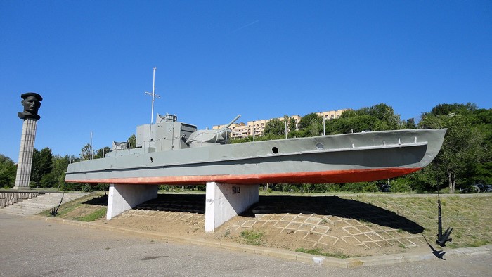 Monument to the River Fleet in Volgograd