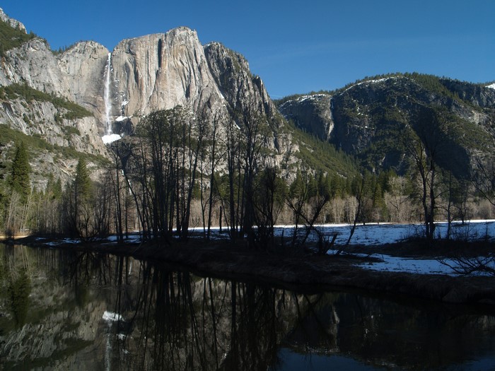 Yosemite National Park Waterfall and River
