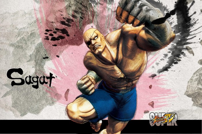 Sagat from Street Fighter IV