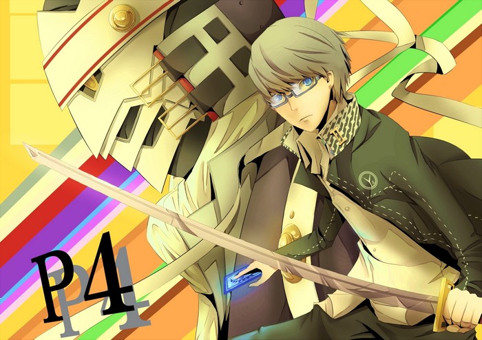 Yu Narukami and Izanagi from Persona 4