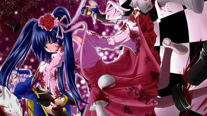 Battler Ushiromiya and Beatrice from Umineko no Naku Koro ni