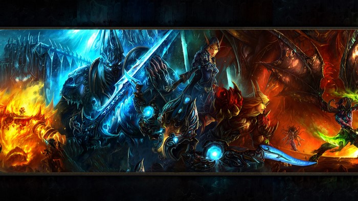 World of Warcraft: The Lich King and Illidan Stormrage