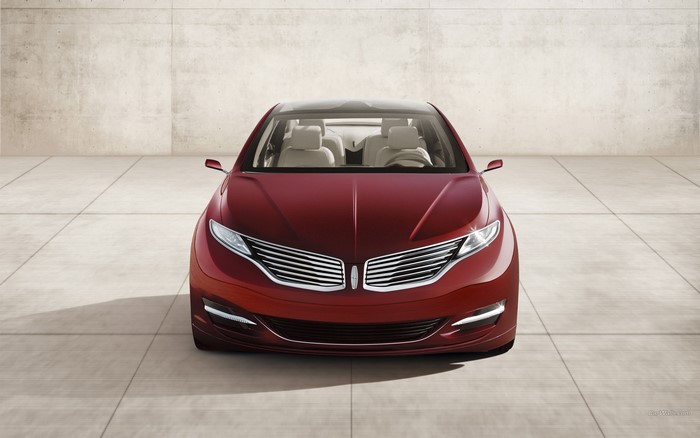 Red Lincoln Sedan