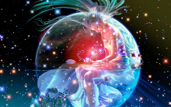 KAGAYA Zodiac Sign Scorpio in Cosmic Glow