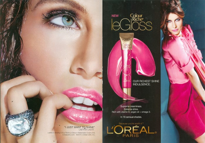 L'Oréal Colour Riche Le Gloss Advertisement