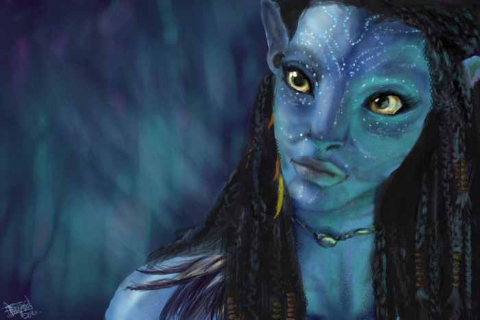 Avatar character portrait