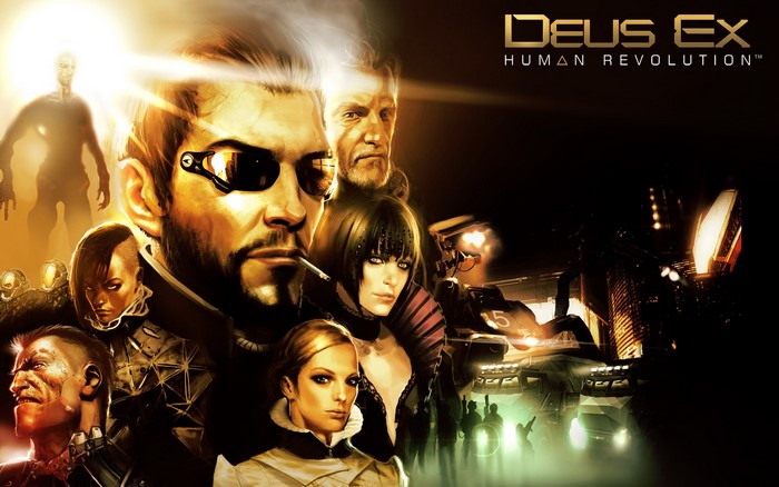 Deus Ex: Human Revolution characters and logo