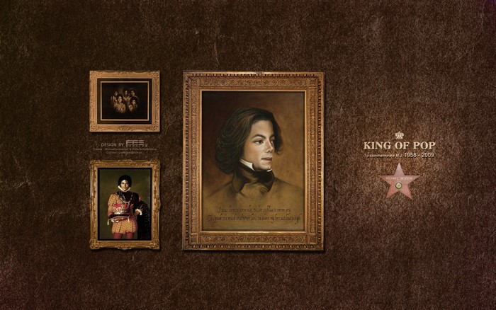 Michael Jackson King of Pop portraits