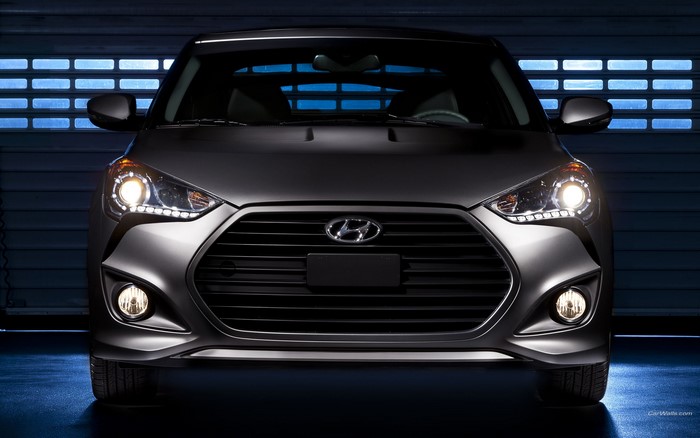 Front view of a Hyundai car