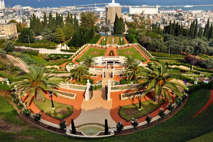 Bahai Gardens in Haifa, Israel