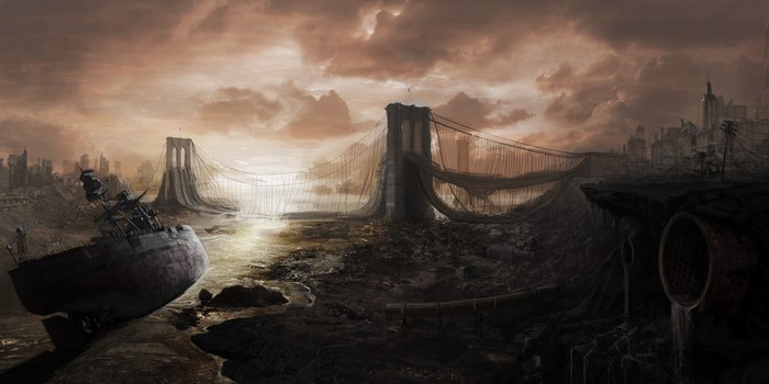 Apocalypse Brooklyn Bridge 4K