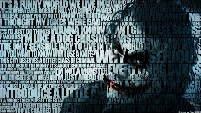 The Joker from The Dark Knight quotes