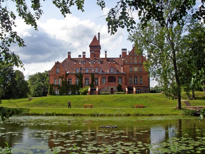 Jaunmoku Castle in Latvia