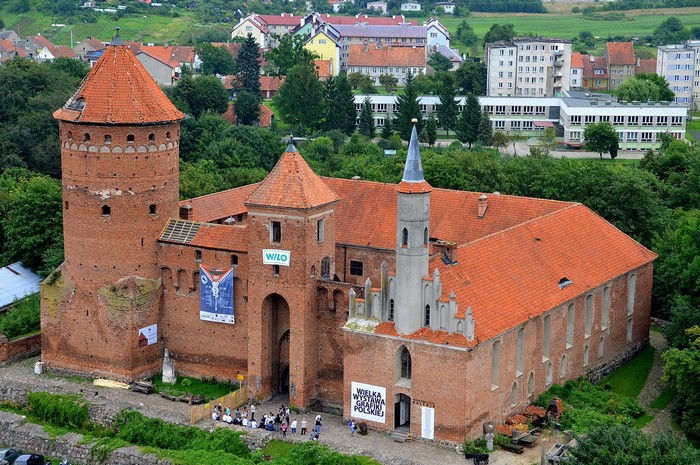 Gothic Episcopal Castle in Poland