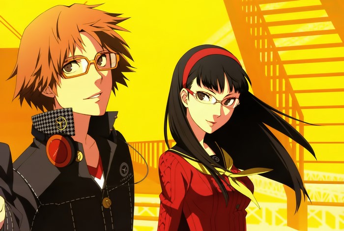 Yu Narukami and Rise Kujikawa from Persona 4