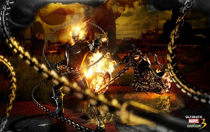 Ghost Rider from Marvel vs Capcom 3