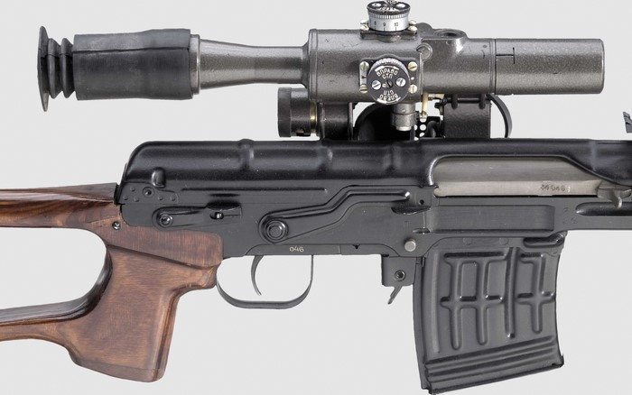 SVD Sniper Rifle with Telescopic Sight